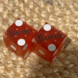 Pair of Vintage Stardust Casino Dice